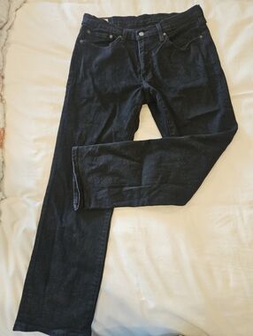 Levis Black Jeans Lot 541 W34 L30 Big E Athletic Fit Zipper Front Levi Strauss